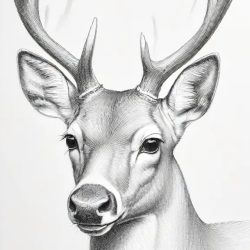 Buck Drawing Sketch Picture