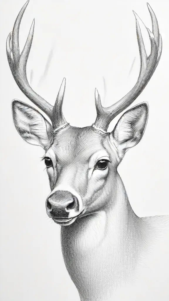 Buck Drawing Sketch Picture