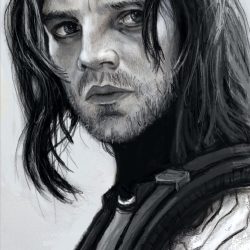 Bucky Barnes Drawing Amazing Sketch