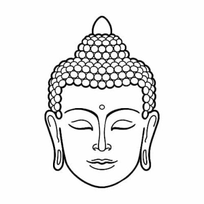 Buddha, Wisdom, Compassion, Enlightenment, Meditation Drawing