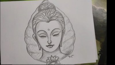 Buddha, Wisdom, Enlightenment, Meditation, Compassion Drawing