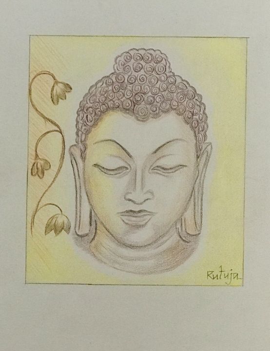 Buddhism Drawing Amazing Sketch