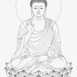 Buddhism Drawing Artistic Sketching