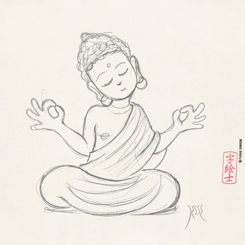 Buddhism Drawing Hand drawn Sketch