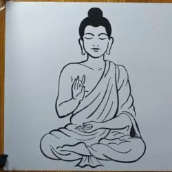 Buddhism Drawing Modern Sketch