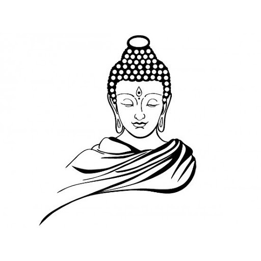 Buddhism Drawing Realistic Sketch
