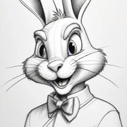 Bugs Bunny Drawing Art Sketch Image