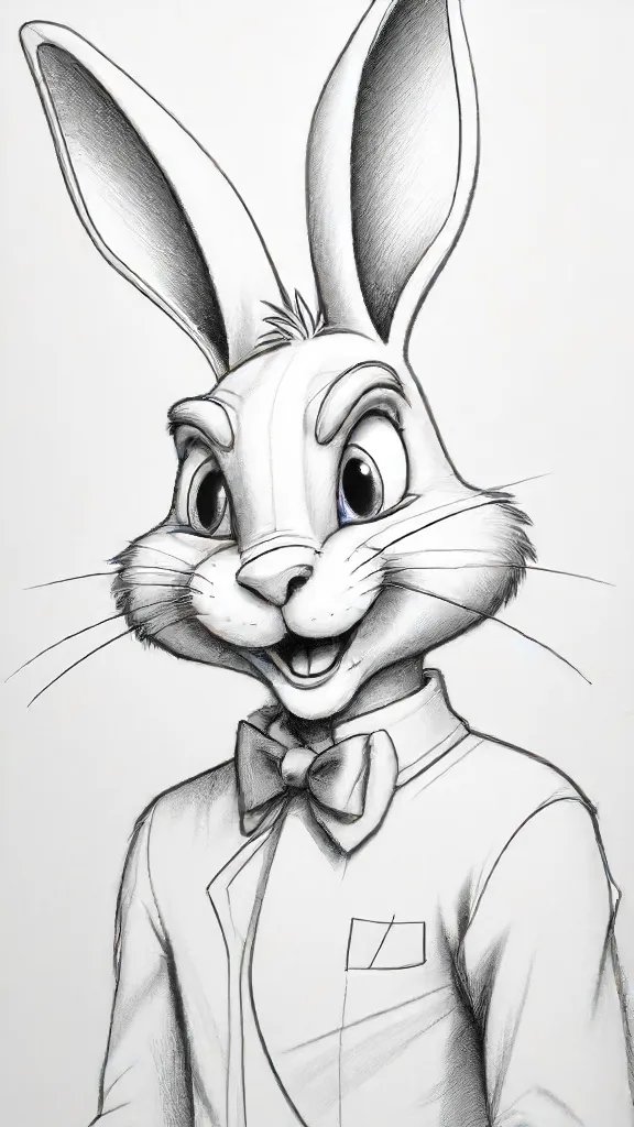 Bugs Bunny Drawing Art Sketch Image