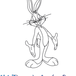 Bugs Bunny Drawing Creative Style