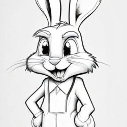 Bugs Bunny Drawing Sketch Image