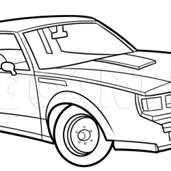 Buick Grand National Drawing Creative Style