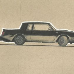 Buick Grand National Drawing Realistic Sketch