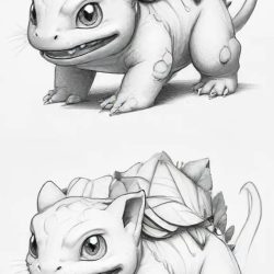 Bulbasaur Drawing Sketch Photo