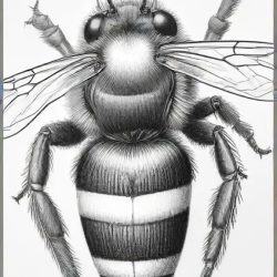 Bumblebee Insect Drawing Art Sketch Image