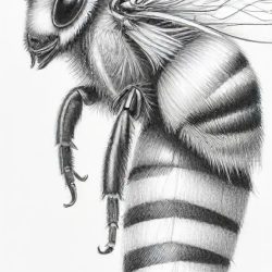 Bumblebee Insect Drawing Sketch Image