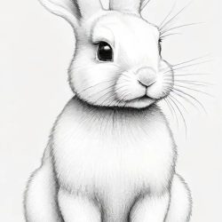 Bunnies Drawing Art Sketch Image