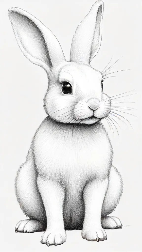 Bunnies Drawing Art Sketch Image