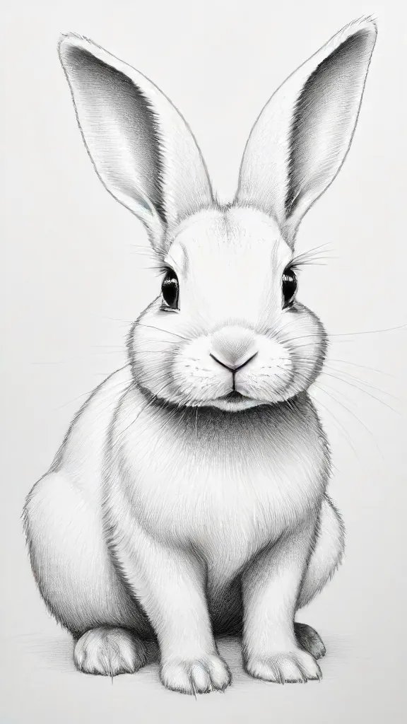 Bunnies Drawing Sketch Photo
