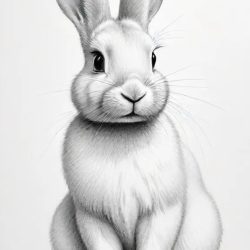 Bunnies Drawing Sketch Picture