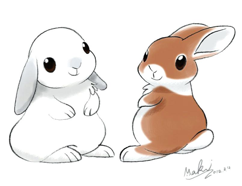 Bunnies Drawing Unique Art