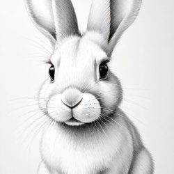 Bunny Drawing Art Sketch Image