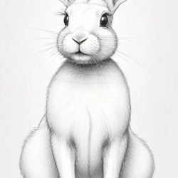 Bunny Drawing Easy Sketch