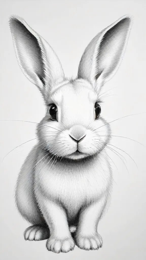 Bunny Drawing Sketch Image
