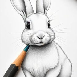 Bunny Drawing Sketch Photo