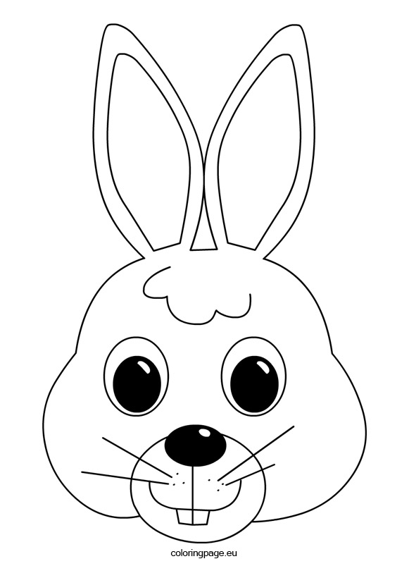 Bunny Face Drawing Hand Drawn