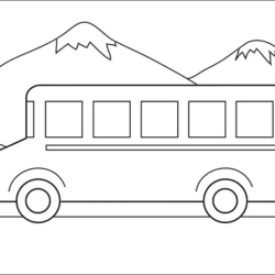 Bus Drawing Image