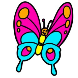 Butterfly Cartoon Drawing