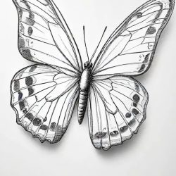 Butterfly Wings Drawing Sketch Picture