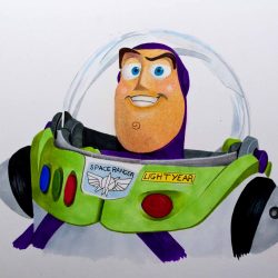 Buzz Lightyear Drawing Artistic Sketching