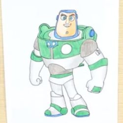 Buzz Lightyear Drawing Hand drawn