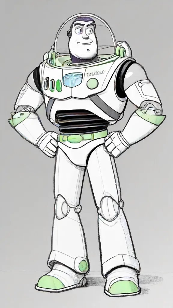 Buzz Lightyear Drawing Sketch Image