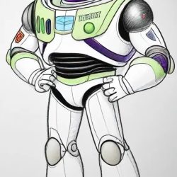 Buzz Lightyear Drawing Sketch Picture