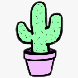 Cactus Drawing Professional Artwork