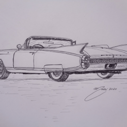 Cadillac Drawing