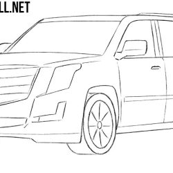 Cadillac Drawing Creative Style