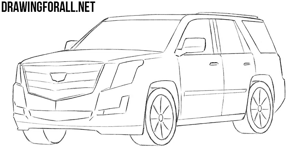 Cadillac Drawing Creative Style