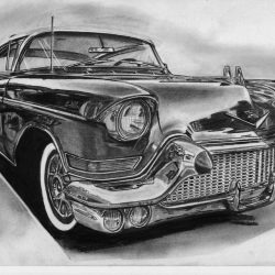 Cadillac Drawing Fine Art