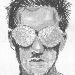 Calvin Harris Drawing Modern Sketch