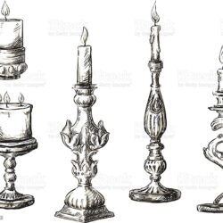 Candle Drawing Professional Artwork