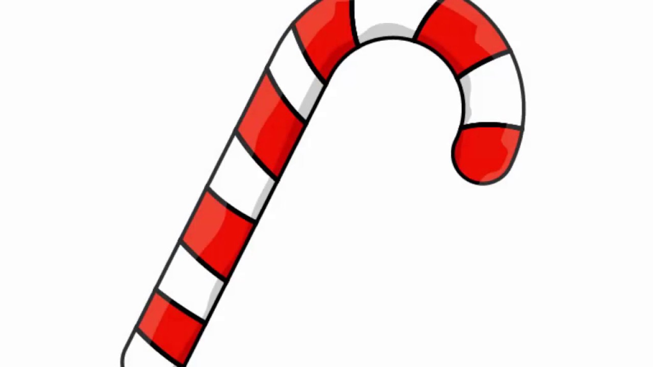Candy Cane Drawing Amazing Sketch