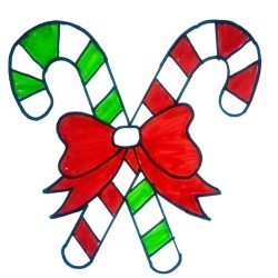 Candy Cane Drawing Art