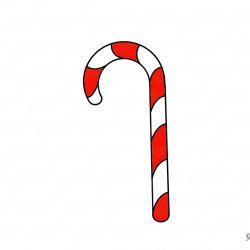 Candy Cane Drawing Hand drawn Sketch