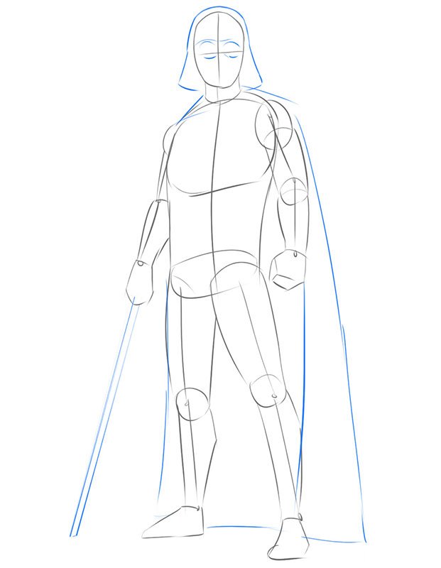 Cape Drawing Sketch