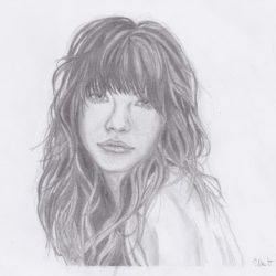 Carly Rae Jepsen Drawing Amazing Sketch