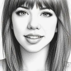 Carly Rae Jepsen Drawing Easy Sketch