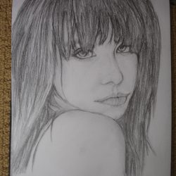 Carly Rae Jepsen Drawing Intricate Artwork